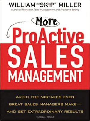 cover image of More ProActive Sales Management